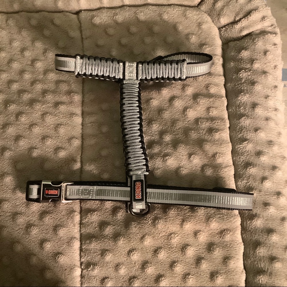 Kong on the go adjustable paracord Reflective Harness, Small, 16-24”NWOT